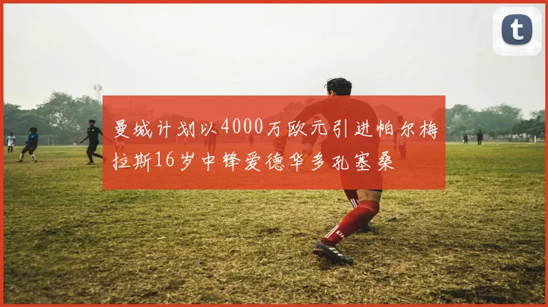 曼城计划以4000万欧元引进帕尔梅拉斯16岁中锋爱德华多孔塞桑